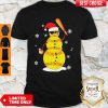 Top Christmas Baseball Player Santa Softball Lover Shirt