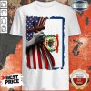 Official West Virginia American Flag Cross Happy Independence Day Shirt
