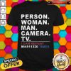 Person Woman Man Camera TV Funny Trump 2020 Cognitive Test Tee Halloween Shirt