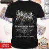 Judas Priest 50 Heavy Metal Years 1969 2020 Signatures Thank You For The Memories Shirt
