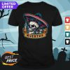 Retro Skull Dia Los Muertos Sombrero Shirt