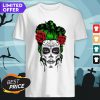 Sugar Skull Woman Day Of The Dead Beauty Dia De Los Muertos Shirt
