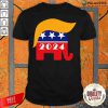 Official President Trump 2024 Republican Elephant Hair Logo Shirt-Design By Palacetee.com