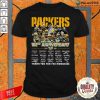 The Green Bay Packers 102nd Anniversary 1919 2021 Signatures Thank You For The Memories Shirt