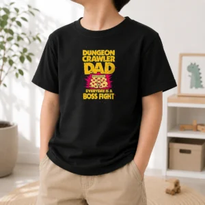 Awesome Perfect Dungeon Crawler Dad Kids T-Shirt