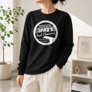 Awesome Barb'S Pool Cleaning Since 1983 Long Sleeve Shirt