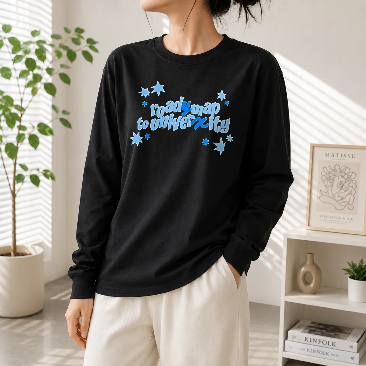 Happy Awesome Hunter Roady Map To University Long Sleeve Shirt