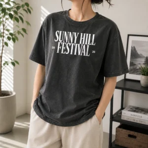 Hot Dua Lipa 2026 Sunny Hill Festival Day 3 Washed T-Shirt
