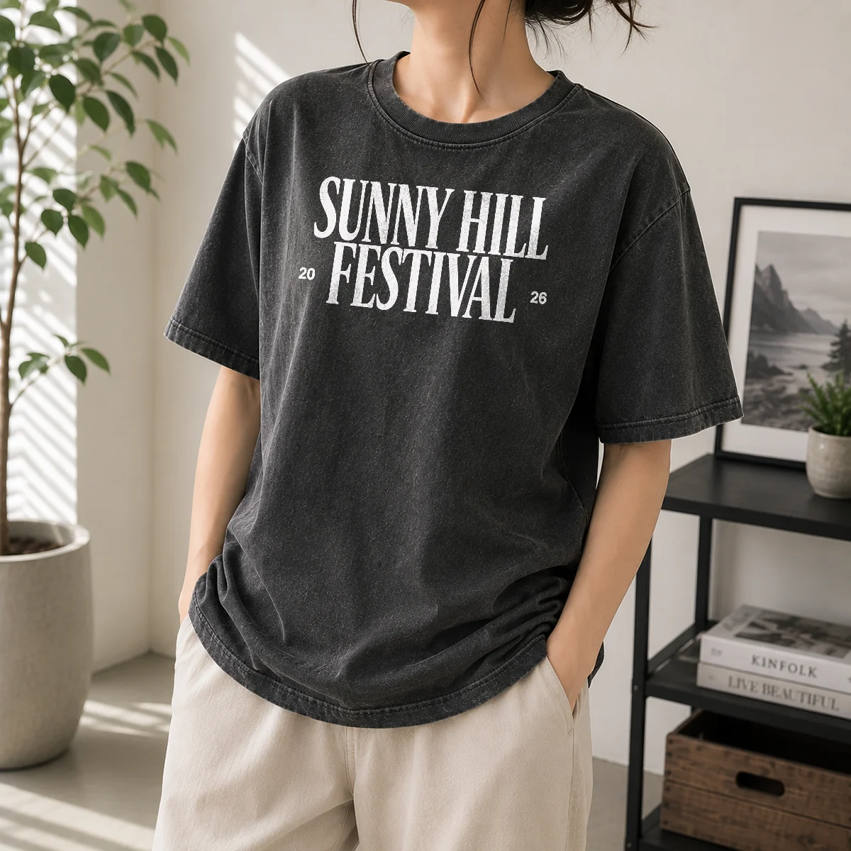 Hot Dua Lipa 2026 Sunny Hill Festival Day 3 Washed T-Shirt