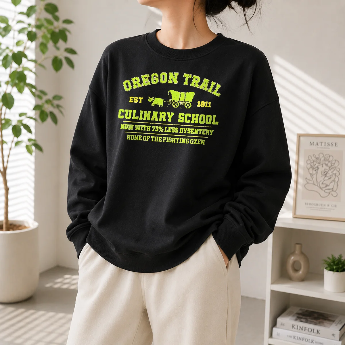 Nice Premium Oregon Trail Culinary School Now With 73 Percent Less Dysentery Sweater