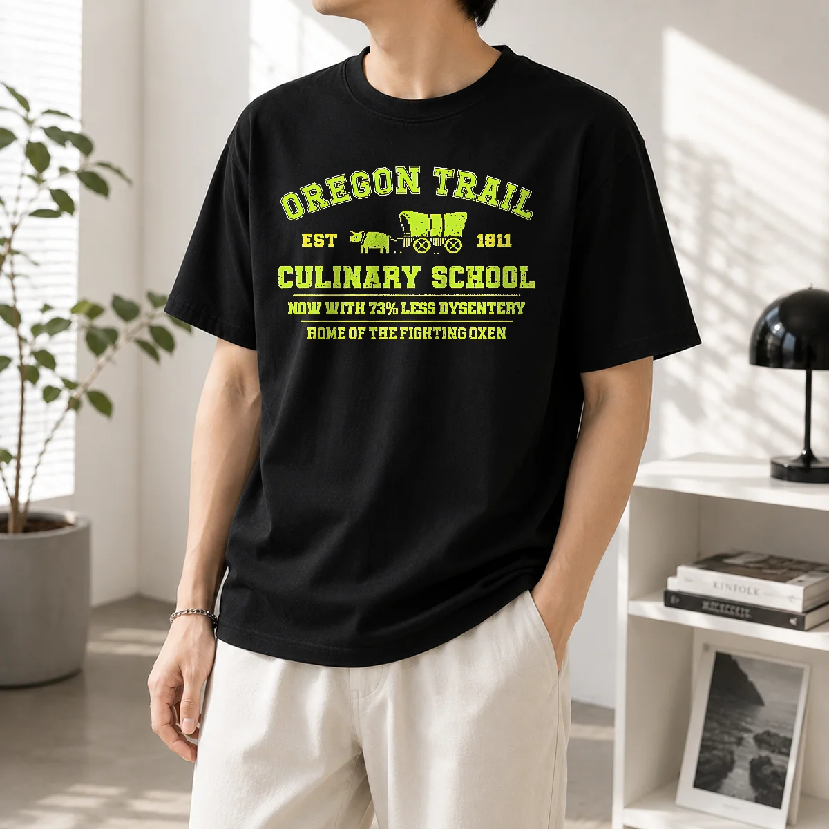 Nice Premium Oregon Trail Culinary School Shirt Nice Premium Oregon Trail Culinary School Shirt