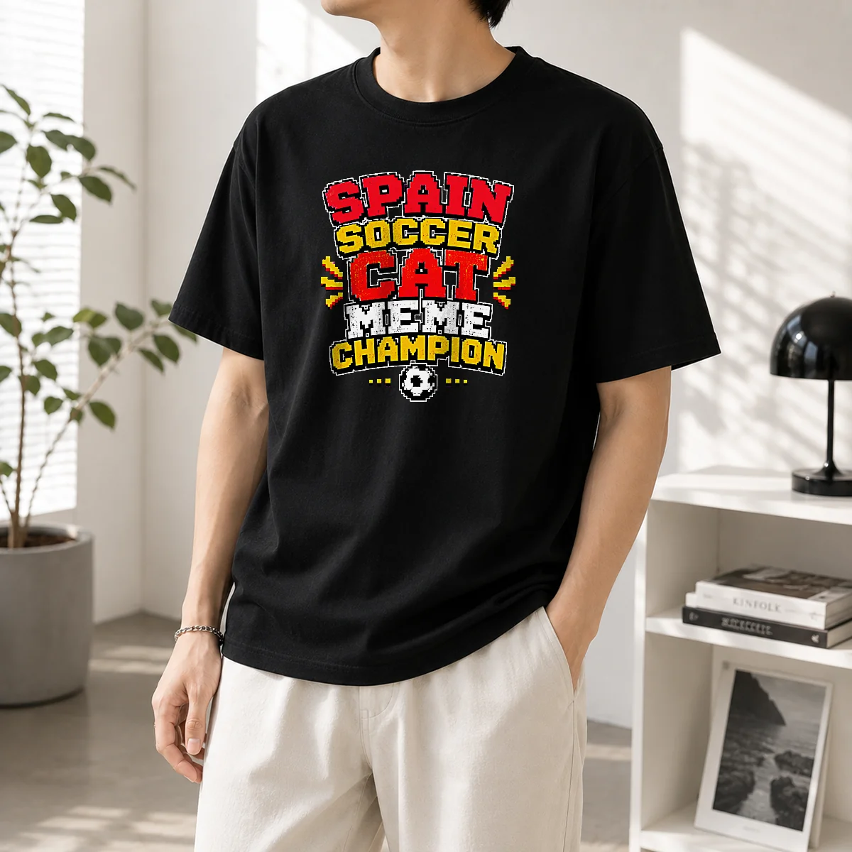 Nice Spain Soccer Cat Meme Champion Shirt Nice Spain Soccer Cat Meme Champion Shirt