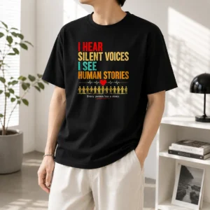 Official I Hear Silent Voices I See Human Stories Every Person Has A Story