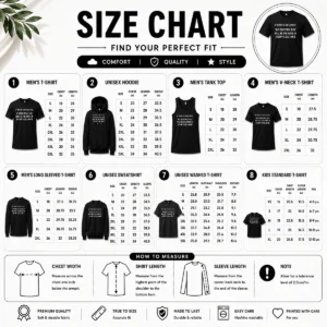 Size chart for Official If There Is Any Justice Big Beautiful Bill Will Be The Name Of Trump'S Cell Mate with measurements in inches and cm to help choose the right fit