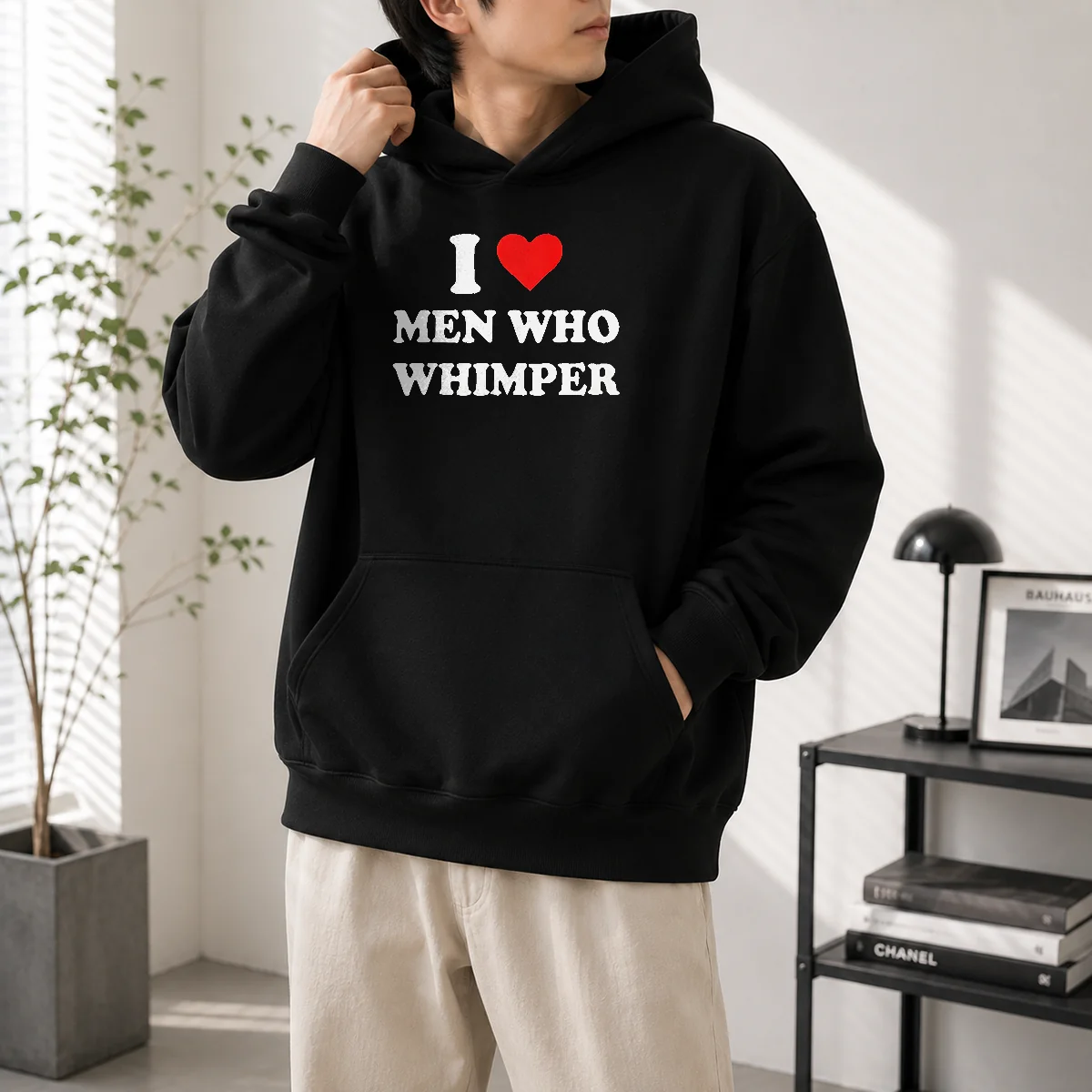 Original I Love Men WHO Whimper Sarcastic Relationship Hoodioe