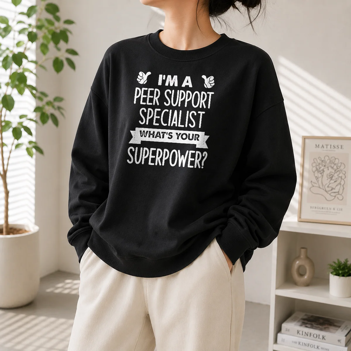 Original I'M A Peer Support Specialist What'S Your Superpower Sweater