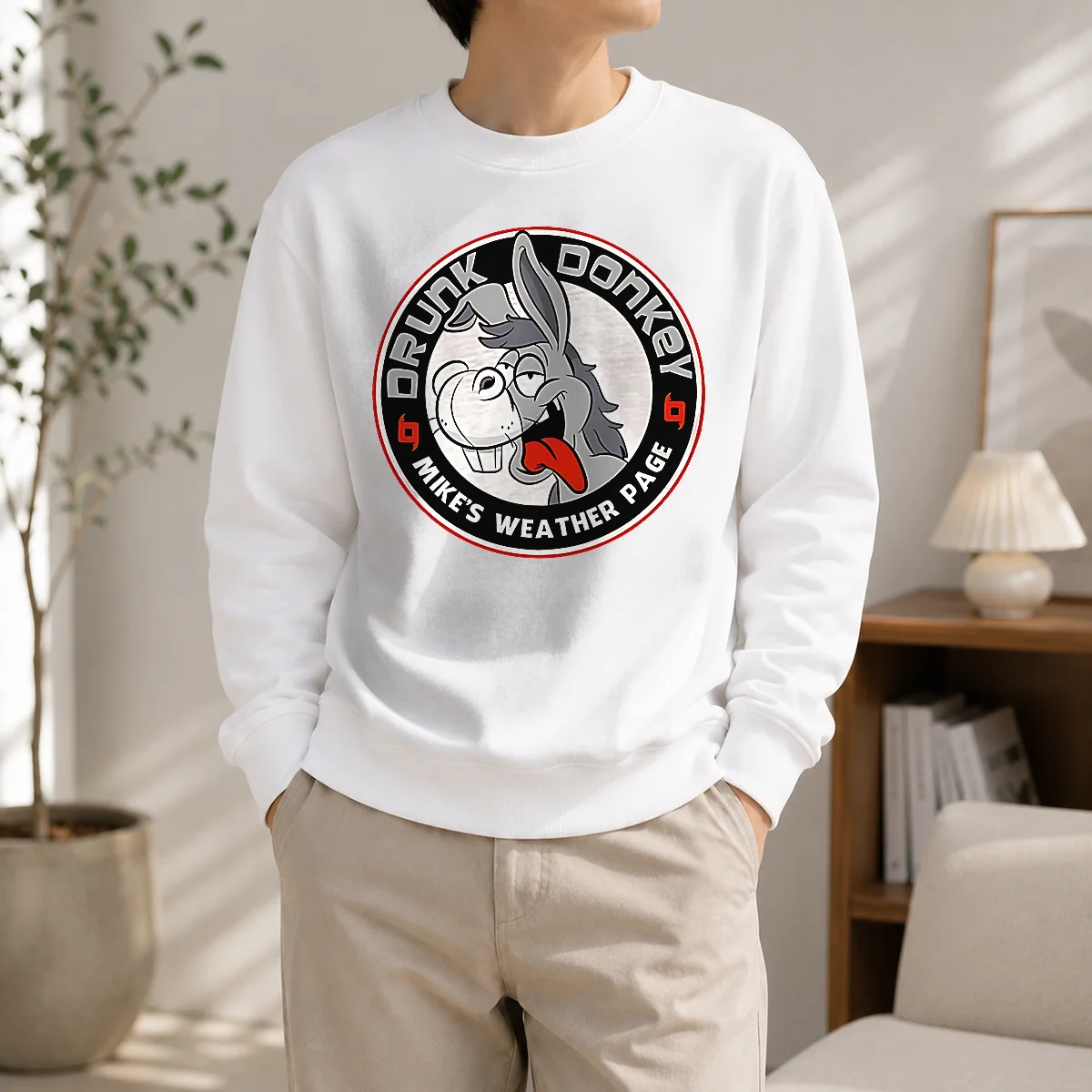 Premium Drunk Donkey Mike'S Weather Page Sweater