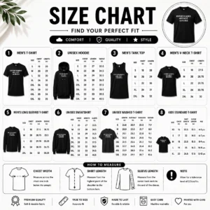 Size chart for Premium Entertainers Are Not Leaders with measurements in inches and cm to help choose the right fit