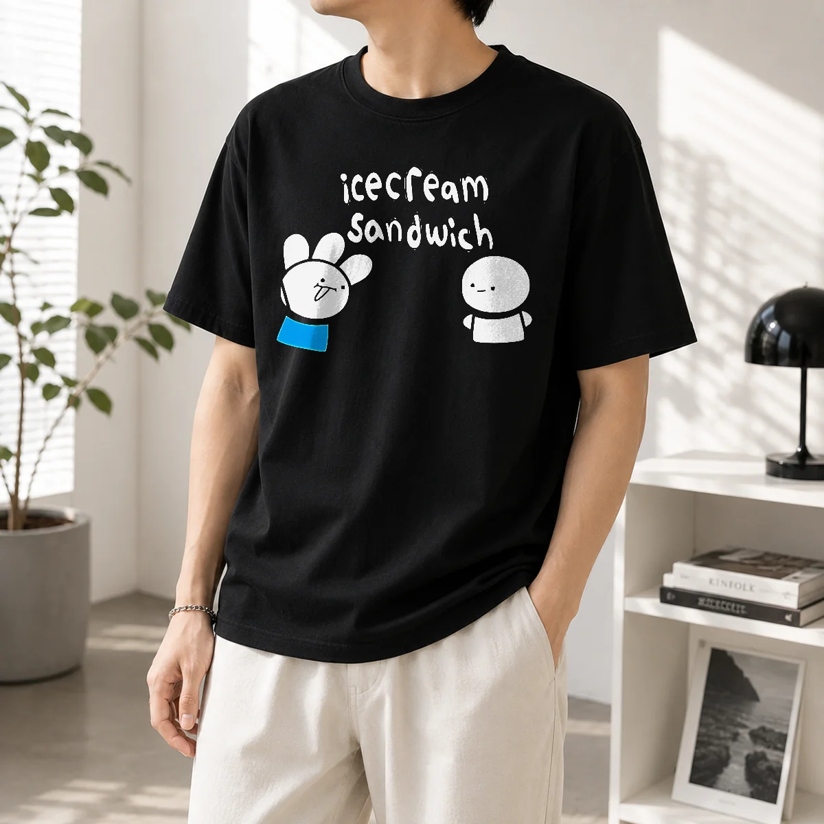 Premium Icecream Sandwich Characters Youtube Animation Shirt Premium Icecream Sandwich Characters Youtube Animation Shirt