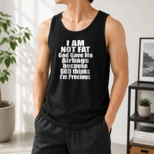 Premium Pretty I Am Not Fat God Gave Me Airbags Because God Thinks I'M Precious Tank Top